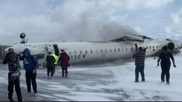 Delta Jet Overturns in Toronto Crash, Injuring at Least 17