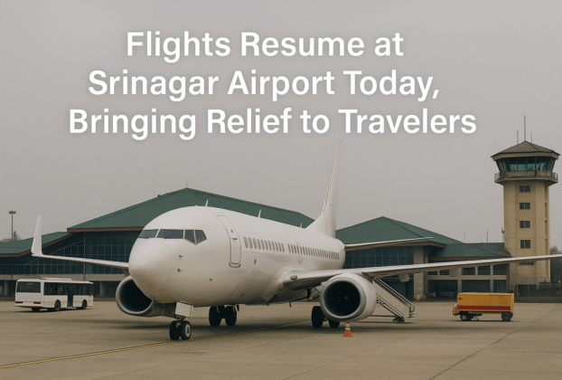 Flights to Take Off Again at Srinagar Airport Today, Bringing Relief and Hope