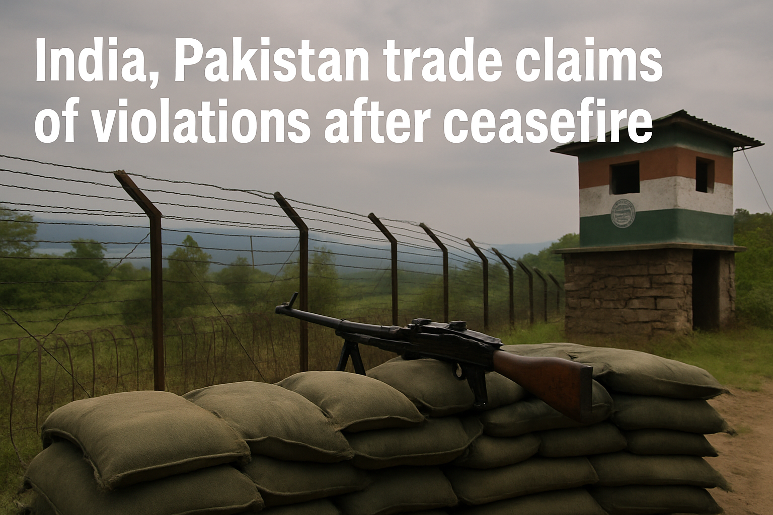 India, Pakistan Exchange Claims of Ceasefire Violations Amid Tensions
