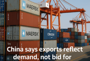 China Defends Its Exports We Respond to Demand Not Dominate Markets