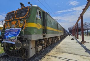 Kashmir Welcomes Its First-Ever Freight Train: A New Era of Connectivity and Opportunity