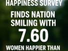Malaysia Smiles in 2024: Happiness Index Scores a Cheerful 7.60, With Women and Teens Leading the Way