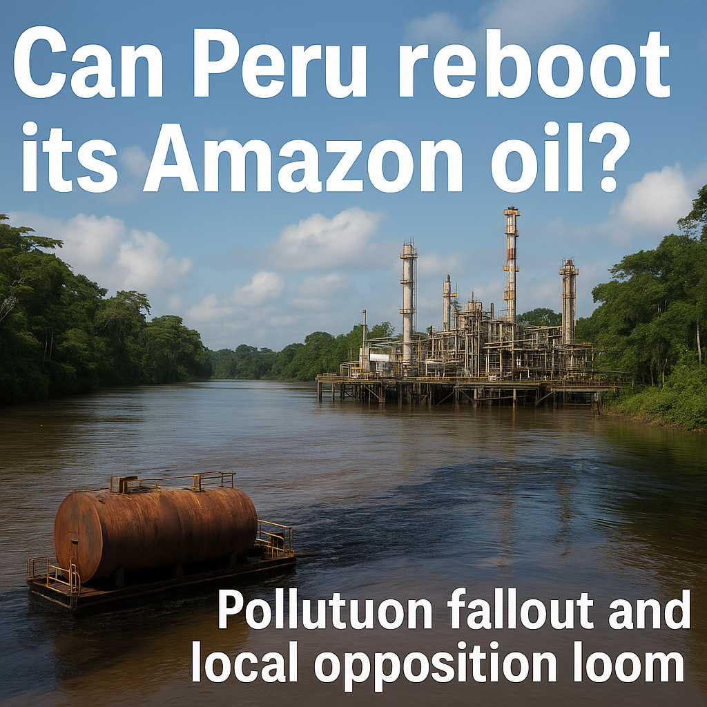 Can Peru Revive Its Amazon Oil Indigenous Communities Resist Amid Pollution Concerns
