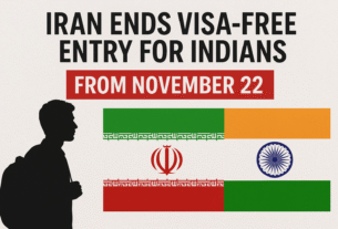 Iran Ends Visa-Free Travel for Indians from November 22.