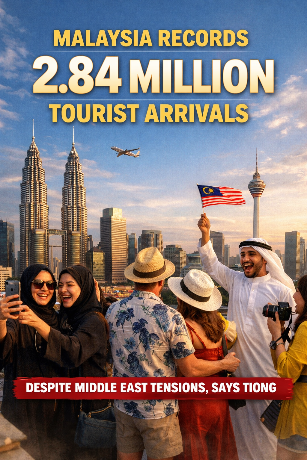 Malaysia’s Tourism Shows Strength as 2.84 Million Visitors Arrive Despite Global Tensions