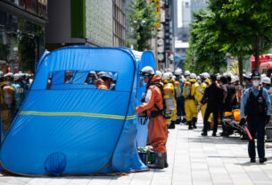 Tokyo mall evacuated after spraying incident injures around 20 people