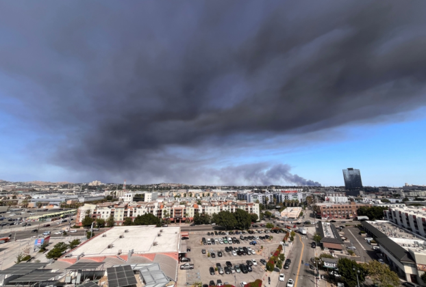 Los Angeles Declares State of Emergency as Massive Warehouse Fire Continues to Choke City With Smoke