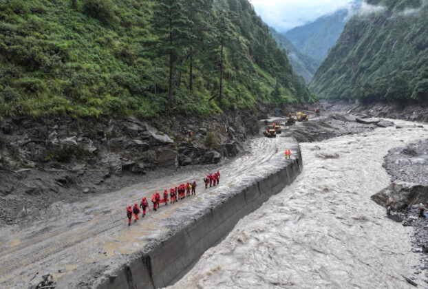 Fresh flood fears grip Nepal as authorities warn of another dam burst in Tibet