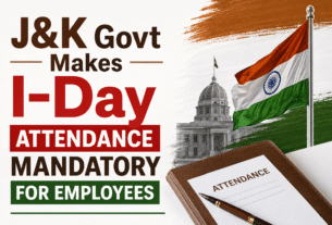 J&K Government Makes Independence Day Attendance Mandatory for Employees in Jammu and Srinagar