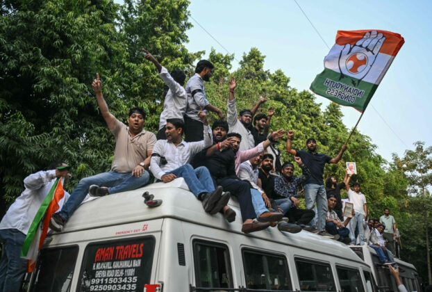 New Delhi locks down ahead of mass protest over India’s voter rolls