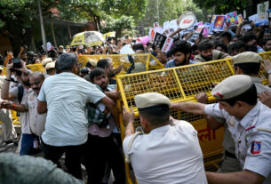Indian police detain dozens of protesters demanding election chief resign over voter-roll irregularities